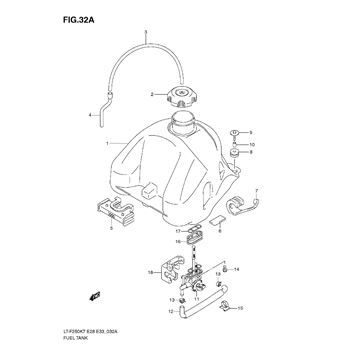 44542-05GA0 Suzuki Cushion, Cock - Adept Powersports