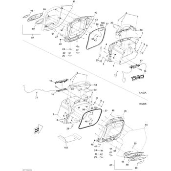 Replacement OEM Parts for 2011 Can Am SPYDER RT LTD