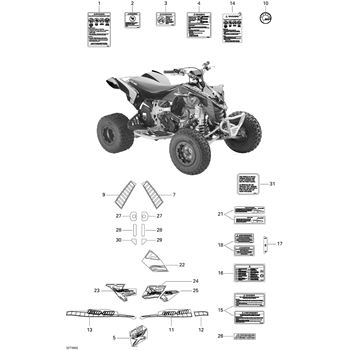 Replacement OEM Parts for 2008 Can Am DS450