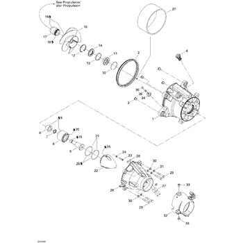 271002161 Sea-Doo Housing Impeller Anodized - Adept Powersports