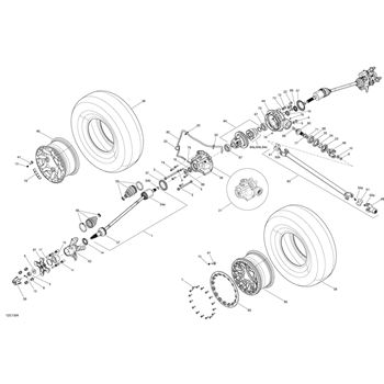 2014 Can-Am Commander 800 4x4 DPS SPLINE YOKE 715900106