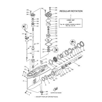 Electrical 3 replacement parts for 2013 Yamaha F150XA / F150LA / F150JA