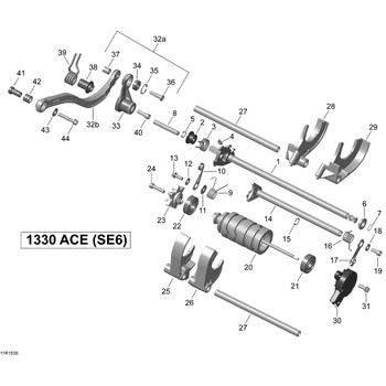 Shifting System replacement parts for 2015 Can Am Spyder RTS SE6