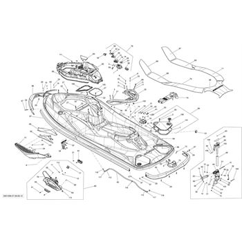 Sea-Doo OEM LH Access Cover 291003686 TM R3s2 for sale