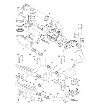 〜sea〜 Engine Support And Muffler replacement parts for 1998 Sea