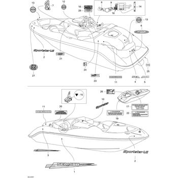 2004 seadoo sportster seats