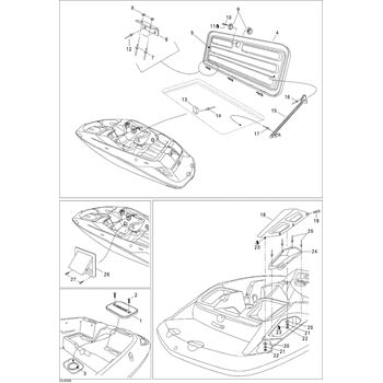 Replacement OEM Parts for 2005 Sea Doo CHALLENGER 180 4-TEC SC