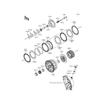 Frame replacement parts for 2017 Kawasaki Ninja ZX-10RR