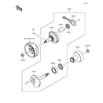 Kaeページ Kawasaki Jet Ski 1994 OEM Parts Diagram for Electrical