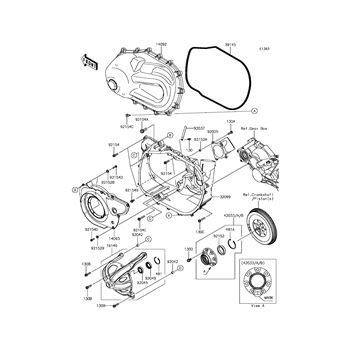 Converter Cover replacement parts for 2017 Kawasaki Mule Pro