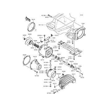 ｎページ Kawasaki Motorcycle 2018 OEM Parts Diagram for FUEL TANK