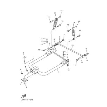 Replacement OEM Parts for 2016 Yamaha YDREX6