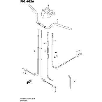 Handlebar replacement parts for 2020 Suzuki LT-Z90 QuadSport