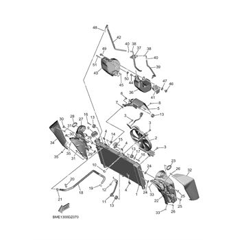 Yamaha BME-12405-01-00 - Blower Assy - Adept Powersports